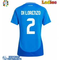 Italy Giovanni Di Lorenzo #2 Replica Home Shirt Ladies Euro 2024 Short Sleeve